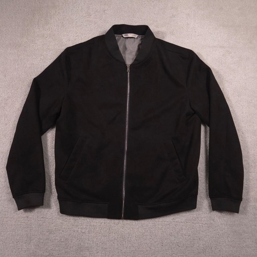 Zara jacket mens black - mens, xl
