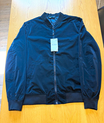Zara men black bomber - zara,