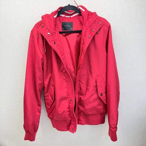 Zara man red - red, hooded